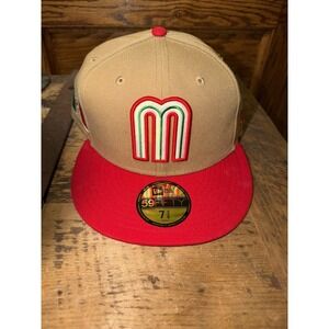 New Era Mexico 59Fifty Men's Fitted Hat World Baseball Limited-Edition 7 3/8